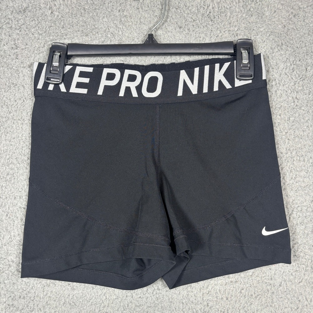 Nike Shorts Women Large Black Pro Dri-FIT 3 Inch Inseam Compression Athletic
